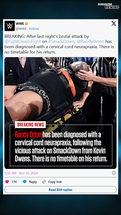 Randy Orton's Injury Update!
