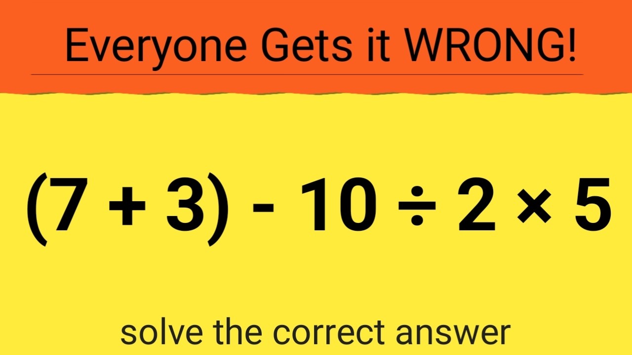 It Was Incorrect Math Very Tricky Math Challenge That 98% Get it WRONG!/#maths #mathstricks ...