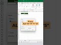how to automate date in excel #reels #excel