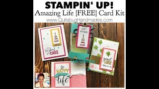 Stampin' Up! Amazing Life {FREE} Card Kit| Club Quitabug screenshot 3