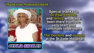 Cecilia Charles thank you