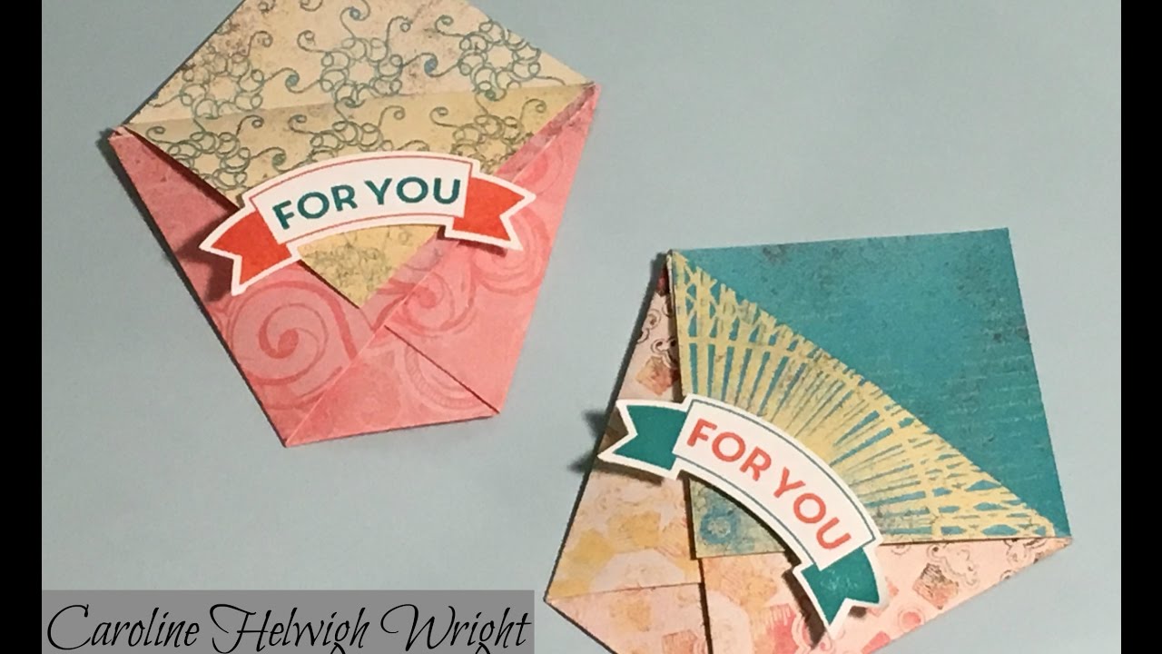 Folded Treat Pouch - Video Tutorial using Cupcakes and Carousels DSP from Stampin' Up tutorialsystems