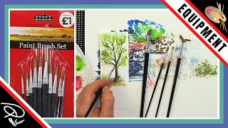 WATERCOLOR BRUSHES  How to Make 5 Really Cheap Detail Brushes