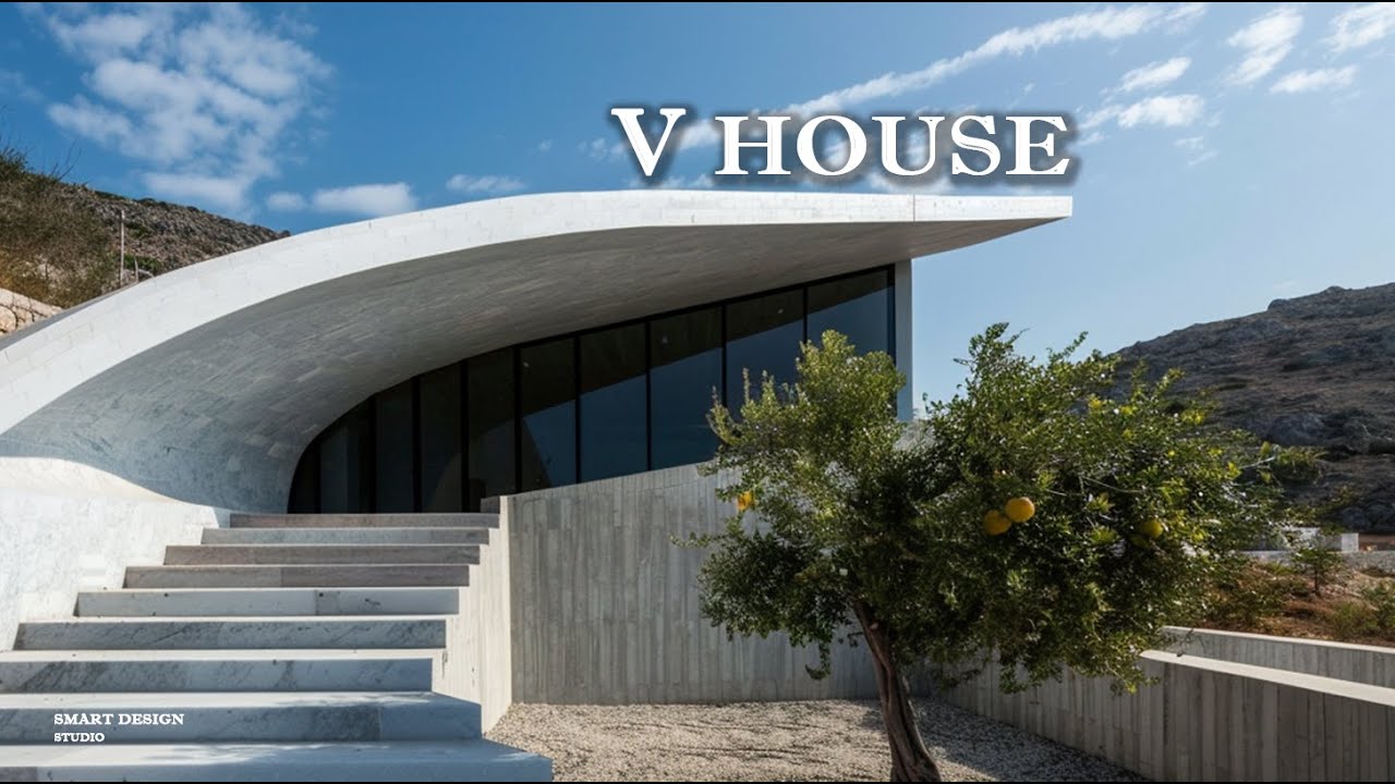 V HOUSE : A White Pearl house on the Greek Coast
