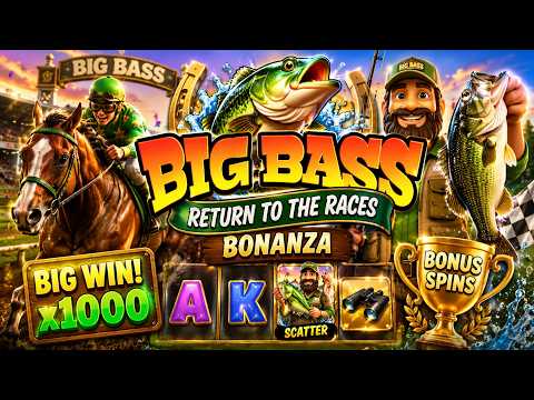 BIG BASS RETURN TO THE RACES BONANZA 🏇 SLOT OYUNLARI 💎 YENİLENMİŞ BALIKÇI HASAN'LA SLOT AT YARIŞI 🐎