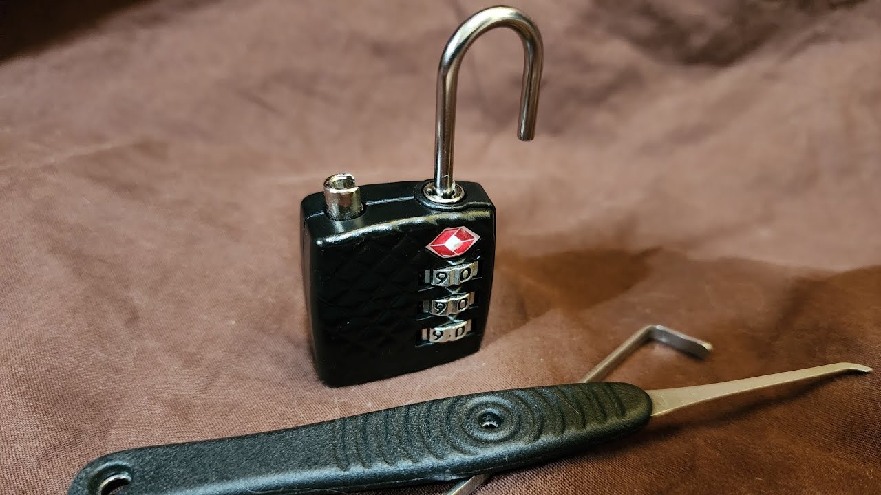 Opening Your TSA Approved luggage Lock 3 Ways 🔐