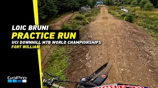 Gopro: Loic Bruni Practice Run In Fort William | 2023 Uci Dhi Mtb World Championships