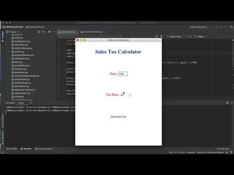Sales Tax Calculator