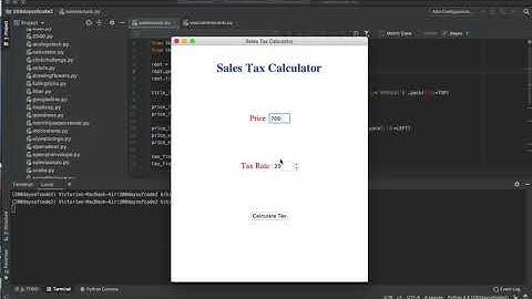 Sales Tax Calculator