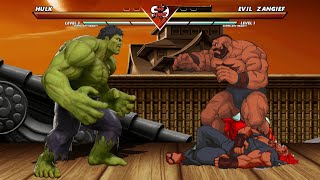 HULK vs EVIL ZANGIEF  Marvel Universe vs Street fighter | DEATH BATTLE‼