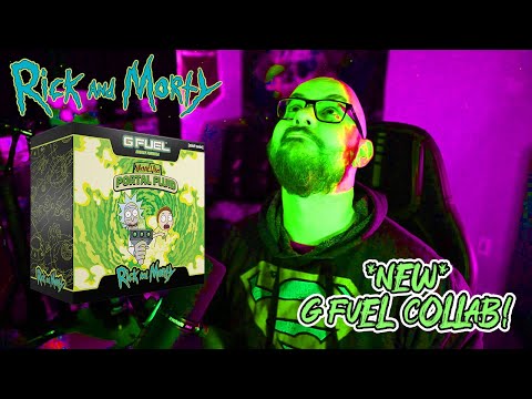 Opening the G FUEL x Rick and Morty Unstable Portal Fluid Collector's Box