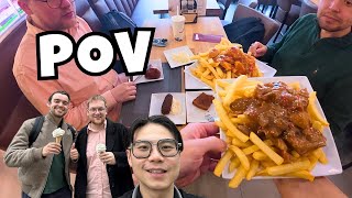 POV: Gentlemen of the Dutch Railways travel 2 hours for fries & snacks 🍟🚂