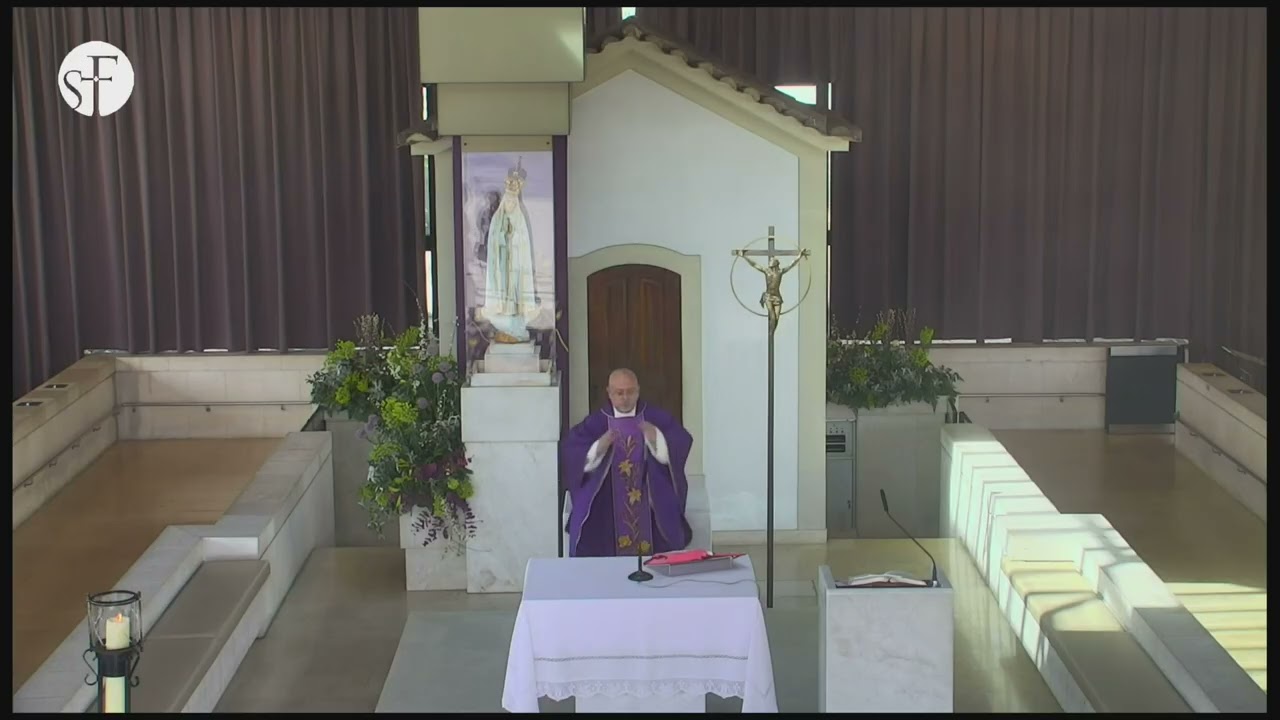 Segunda-feira, 9 de Março de 2026 12:30 Missa, na Capelinha das Aparições de Fátima