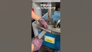 Hydraulic square pipe arc-cutting machine made in China #cncmill #machine #factory