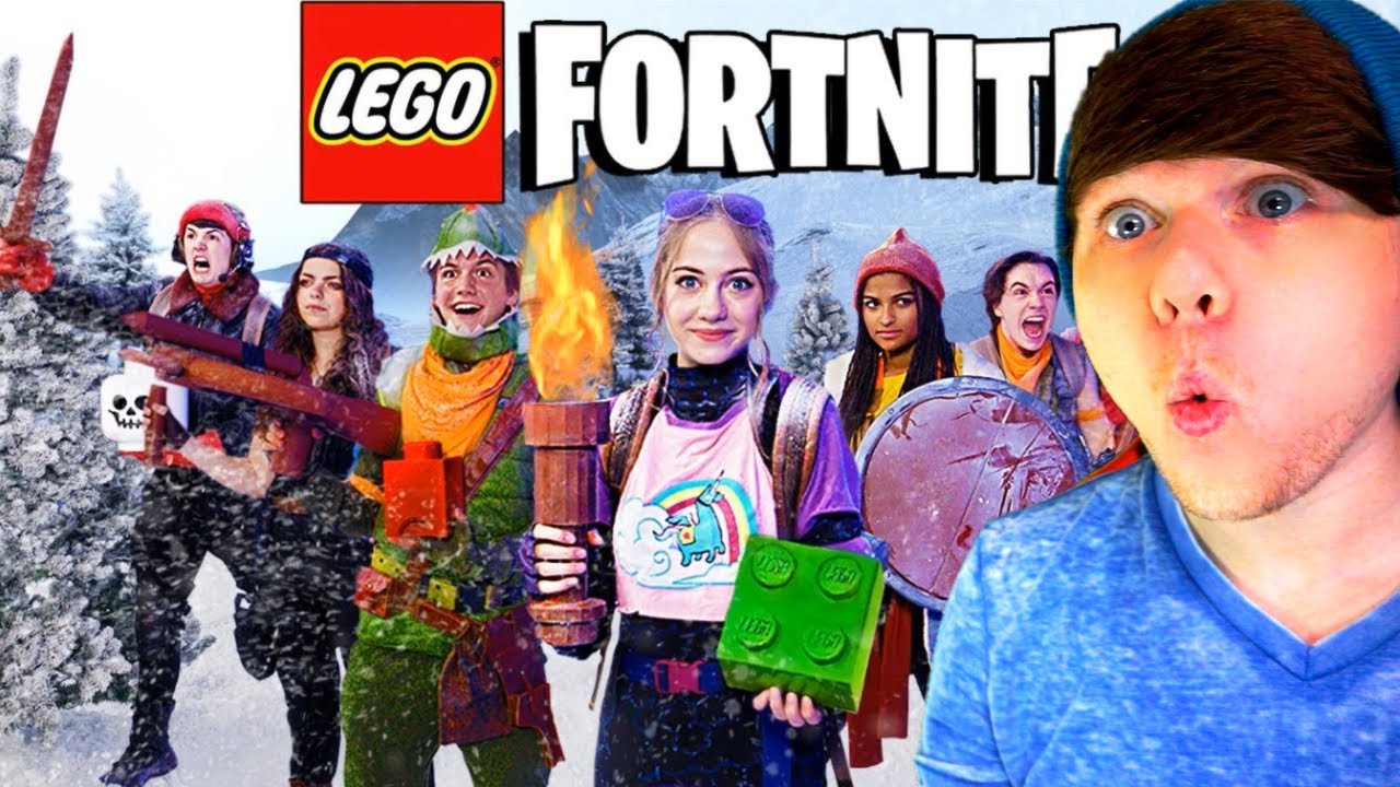 LEGO Fortnite In Real Life @shilohandbros REACTION!