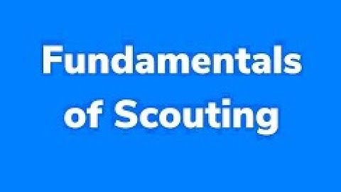 NSTP FUNDAMENTALS OF SCOUTING