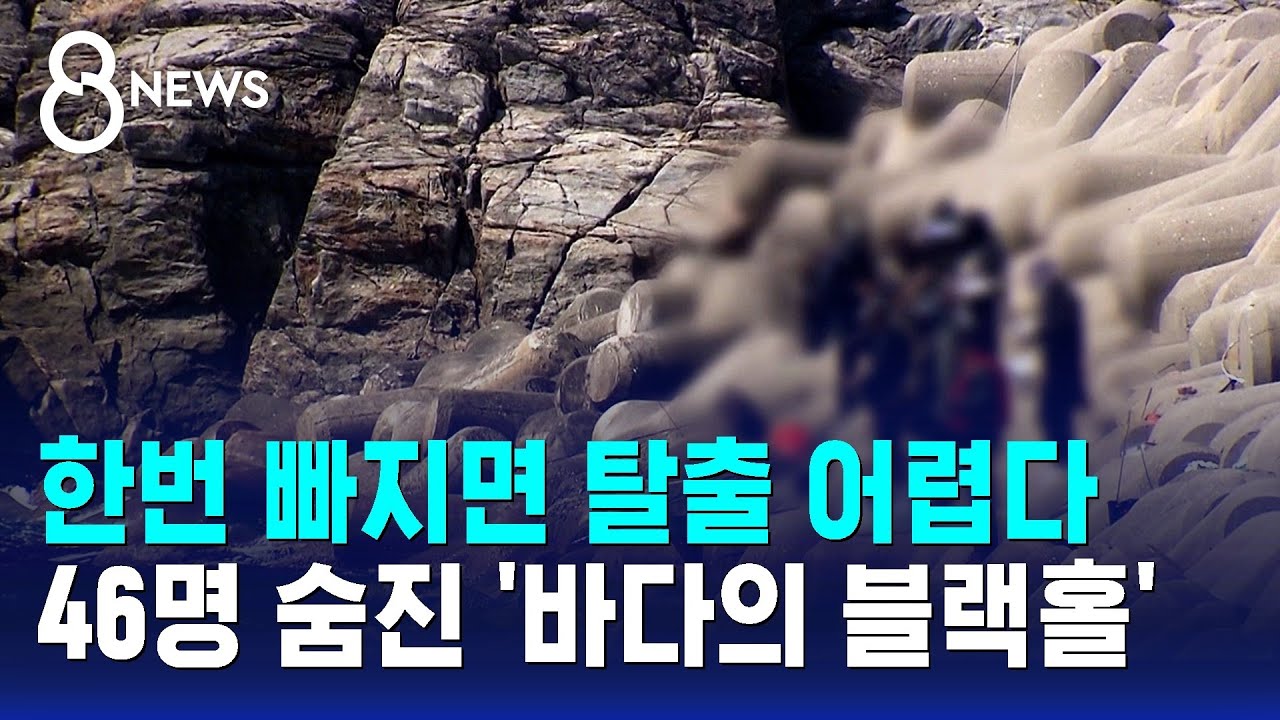 한번 빠지면 탈출 어렵다..46명 숨진 '바다의 블랙홀' / SBS 8뉴스