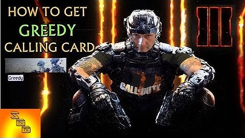 Black Ops 3 - GREEDY (Calling Card) How To Get It - HD