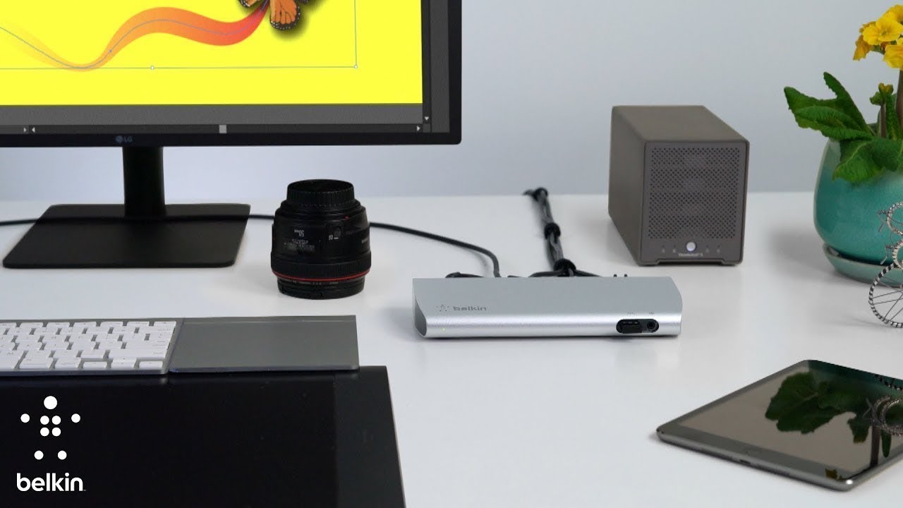 Découvrez la station d'accueil Thunderbolt™ 3 Express Dock HD de Belkin