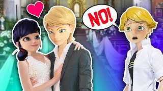 La BODA de MARINETTE y FELIX  Adrien se INTERPONE  Miraculous LADYBUG Juguetes Fantásticos