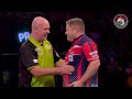 INCREDIBLE walk-on, ton plus finishes and HONEST interview from Michael van Gerwen 🇳🇱