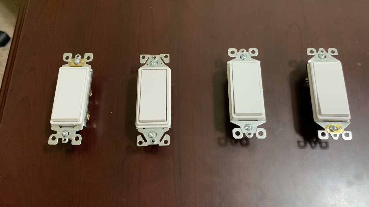 Leviton vs Eaton vs Legrand vs Utilitech Rocker Decora Switches