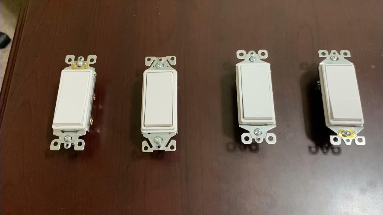 Leviton vs Eaton vs Legrand vs Utilitech Rocker Decora Switches