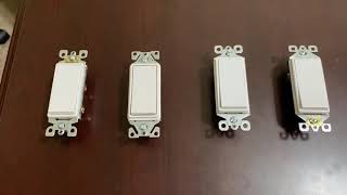 Leviton vs Eaton vs Legrand vs Utilitech Rocker Decora Switches Comparison