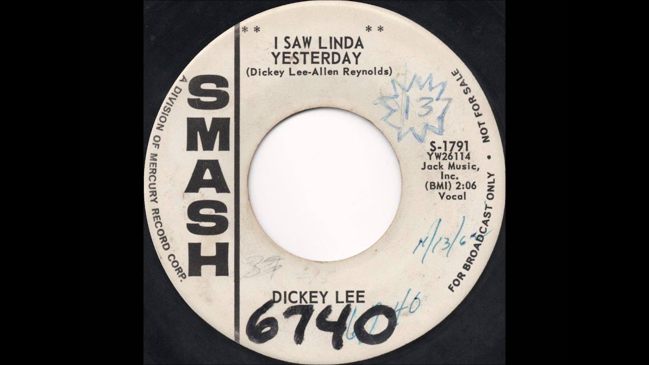 dickey-lee-i-saw-linda-yesterday-youtube