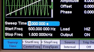 Beginners Guide to Arbitrary Waveform Generators (using the SDG 1032X)