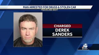 Police arrest man who had a stolen truck and drugs