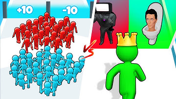 Join Clash 3D vs Giant Rush! 🧍‍♂️🧡💥 Max Levels Gameplay Walkthrough (Android/iOS) VFD25