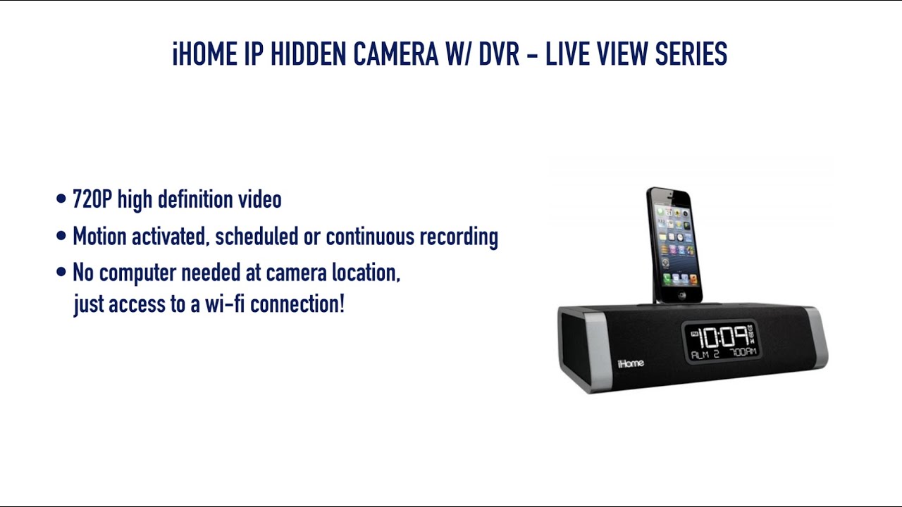 ihome hidden camera