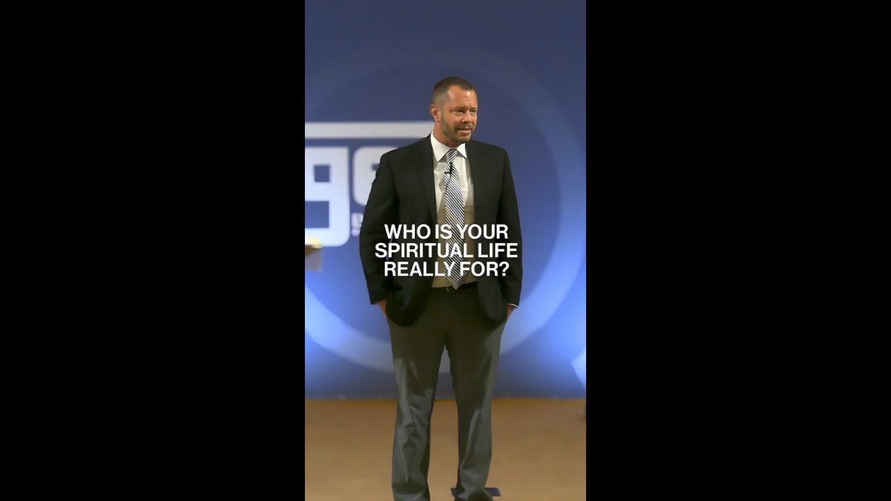 Who Is Your Spiritual Life Really For? #focusongod #knowgod #discipleship #shorts