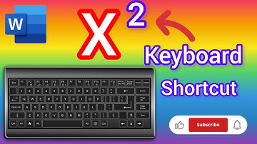 How to type Squared Symbol on Keyboard -[ X2 ] #microsoft #microsofttips #keyboard #windows #msword