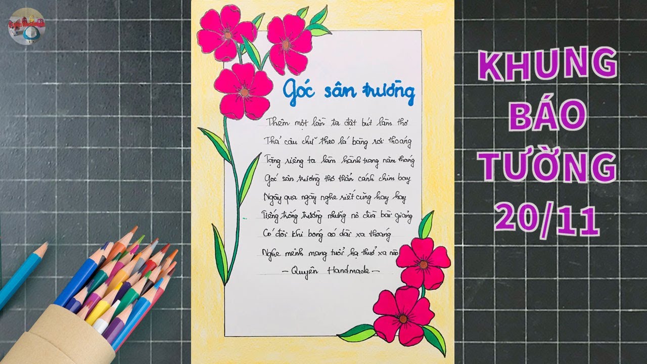 Để biến không gian học tập trở nên sống động và sinh động hơn, vẽ báo tường là cách tuyệt vời để tự tay trang trí lớp học. Cùng xem hình ảnh để thấy sự tinh tế và sáng tạo của những bức tranh báo tường.