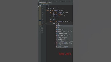 Alphabet Equilateral Triangle Pattern in Python | Tutor Joes