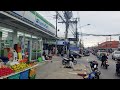 Mae Nam evening fresh  market / Walking Tour/ Thailand Koh Samui