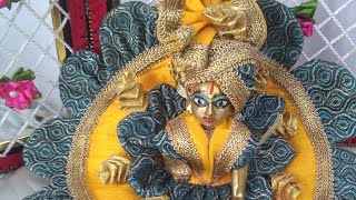 Laddu Gopal dress for Hariyali Teej | Saawan dress for Kanha Ji