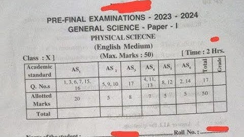 💯10th class physical science pre final exam real question paper 2024|Ap 10th physics paper 2024