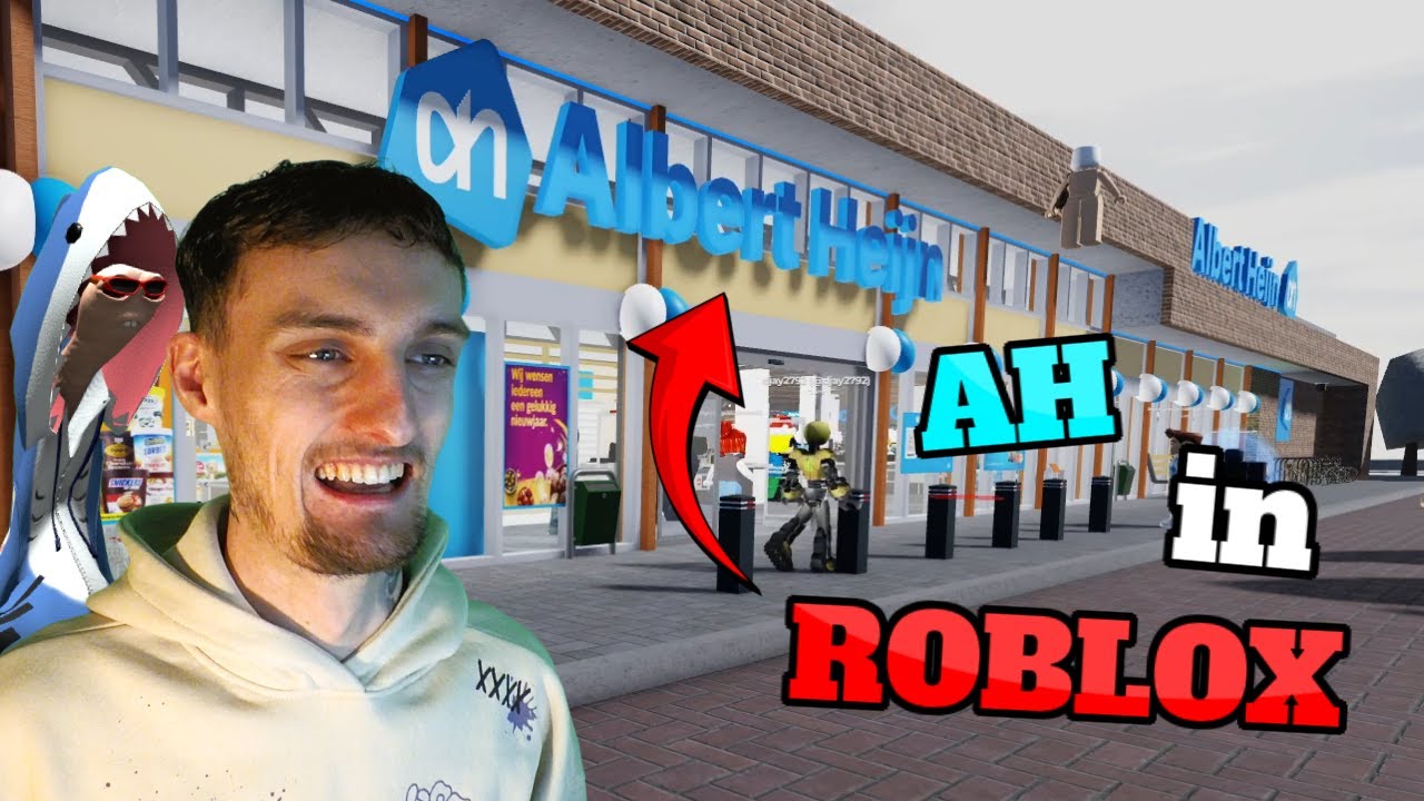 RONDLEIDING IN ALBERT HEIJN ROLEPLAY Roblox YouTube 