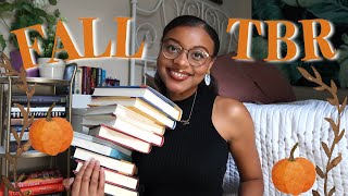 my autumn tbr: baby's first horror novel, a few thrillers, fantasy romance and more! wish me luck