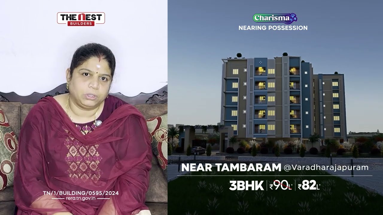 Nest Charisma | Location Advantages | Mr.Muthiah & Mrs.Kalavathi | Happy Customer