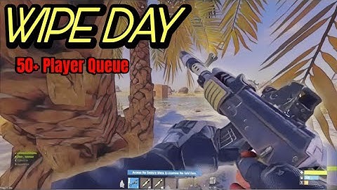 We Played Wipe Day on the HIGHEST Pop Server | Rust Console Ps5 