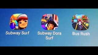 Subway Surfers Vs Dora Subway Surfers Vs Bus Rush screenshot 2