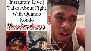 QUANDO RONDO HITS NLE CHOPPA FRIEND WITH A BOTTLE TALK SH*T ON LIVE AFTER QUANDO RONDO HITS NLE CHOPPA FRIEND WITH A BOTTLE TALK SH*T ON LIVE AFTER