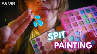 Asmr Doing Your Makeup With Spit Painting Asmr Mouth Sounds