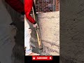Satisfying Wall Sand Leveling by Skilled Builder | Perfect Flat Surface #shorts