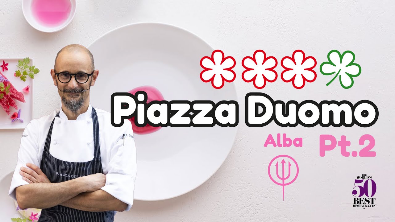 ⭐️⭐️⭐️🍀 IL VIAGGIO CONTINUA Piazza Duomo 3 Stelle Michelin con Enrico Crippa parte 2°