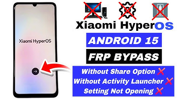 Xiaomi HyperOS 2.0 Android 15 FRP Bypass Without Pc 2025 | Redmi/Poco Google Account Unlock